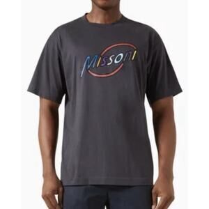 MISSONI Men's Multicolor Oval Logo T-Shirt Size 2XL